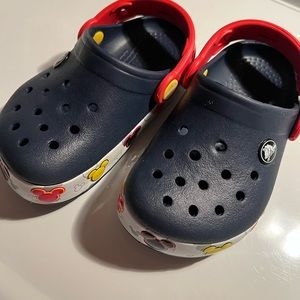 Mickey Mouse crocs size 10
